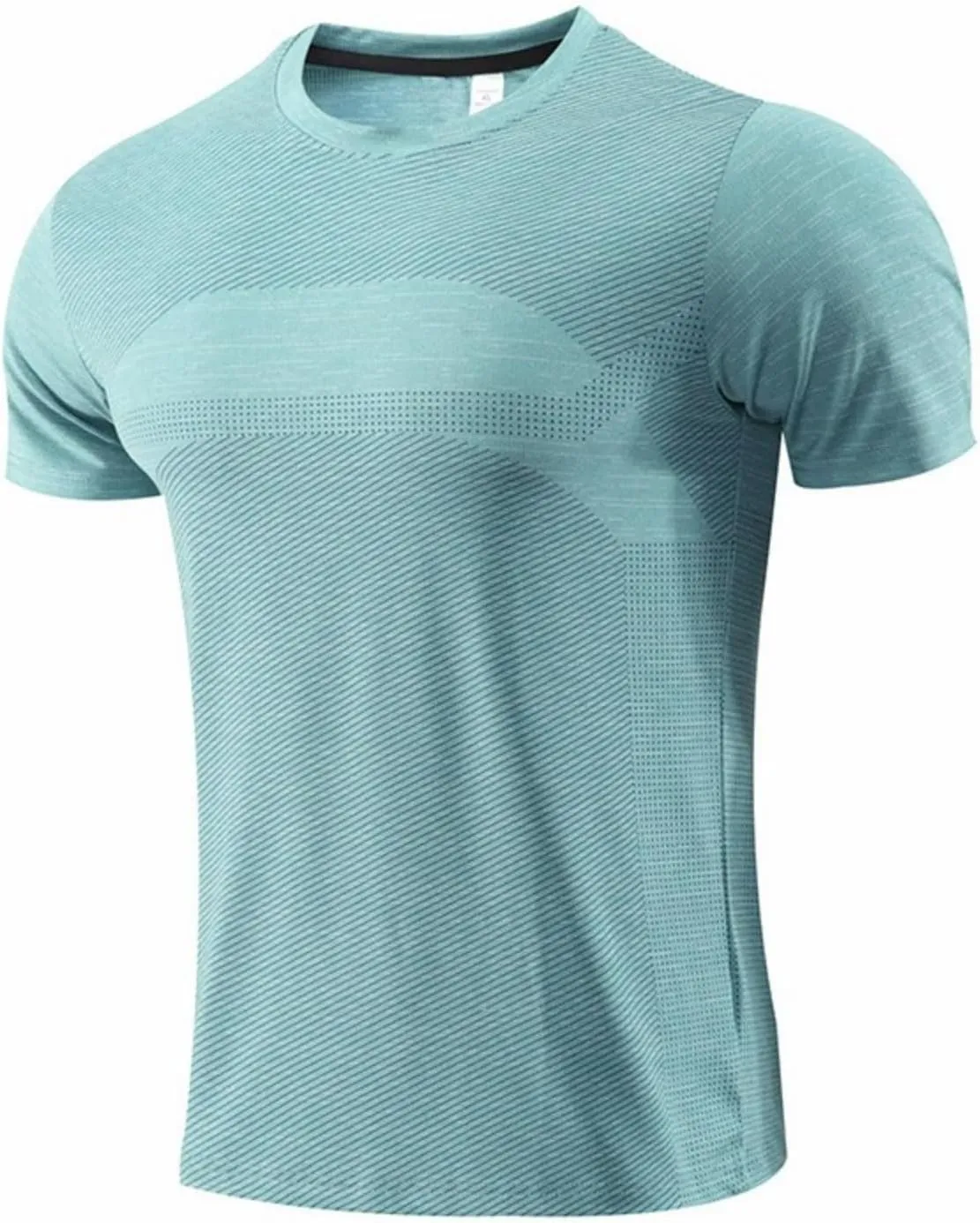 Men's Short Sleeve Quick-Dry Sports T-Shirt for Summer Casual, Stylish Suitable for Workouts,Running,Fishing