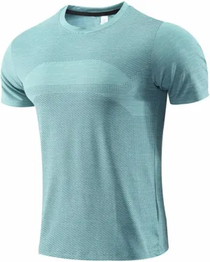 Men's Short Sleeve Quick-Dry Sports T-Shirt for Summer Casual, Stylish Suitable for Workouts,Running,Fishing