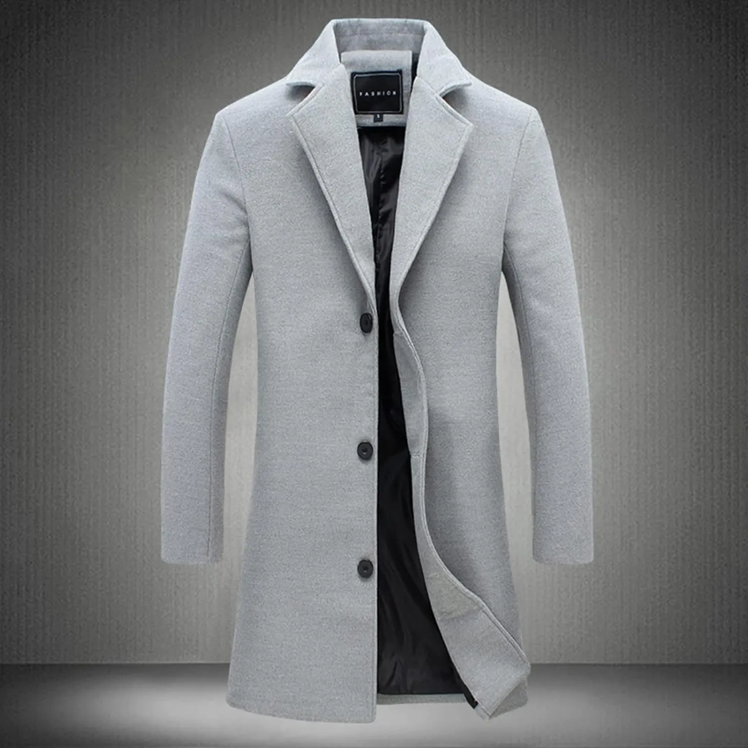 Mens T Shirts Winter Coat Lapel Collar Long Sleeve Padded Leather Jacket Vintage Thicken Coat Sheepskin Jacket Long