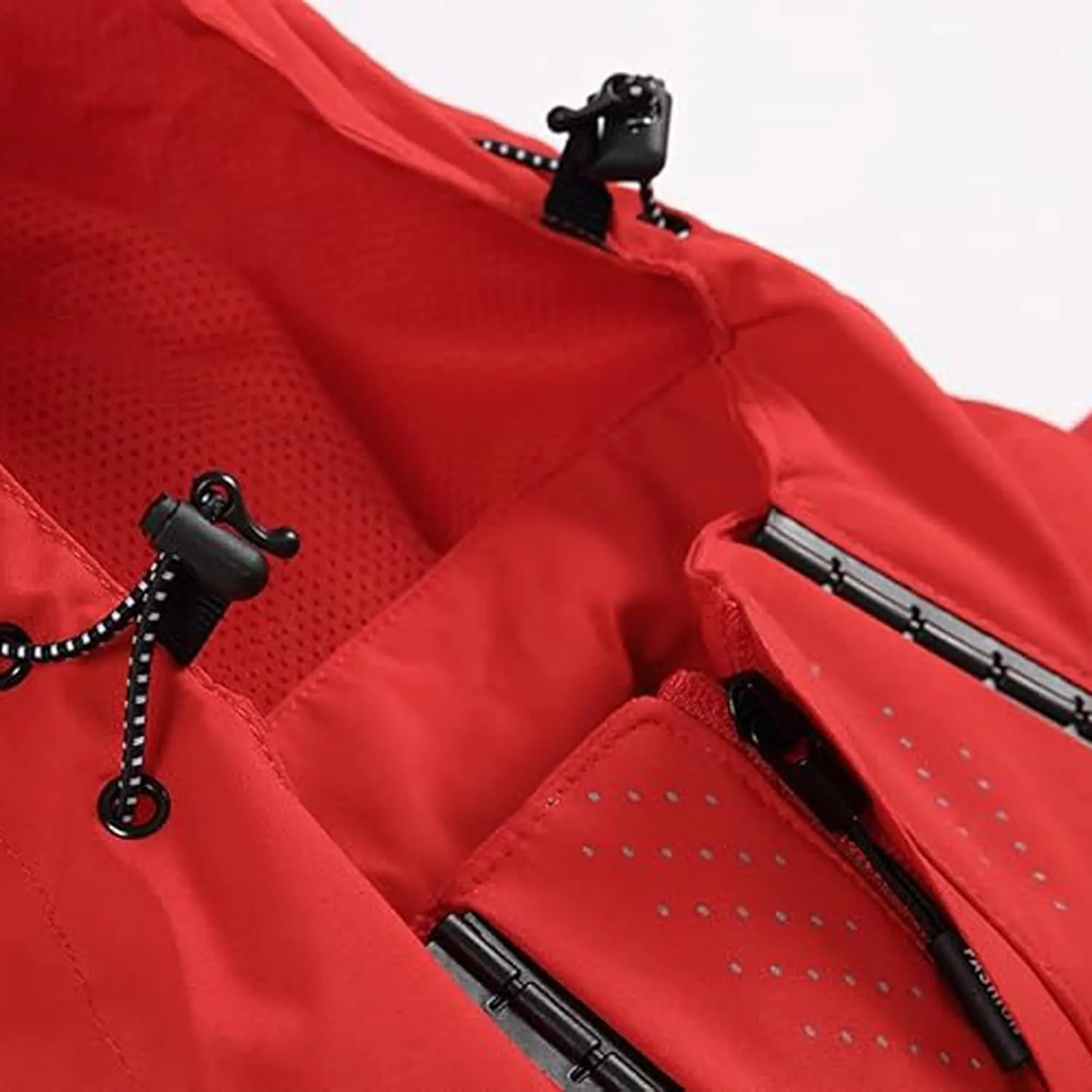 Men's Waterproof Windbreaker with Removable Hood Lightweight Rain Coats for Casual Hiking Cycling