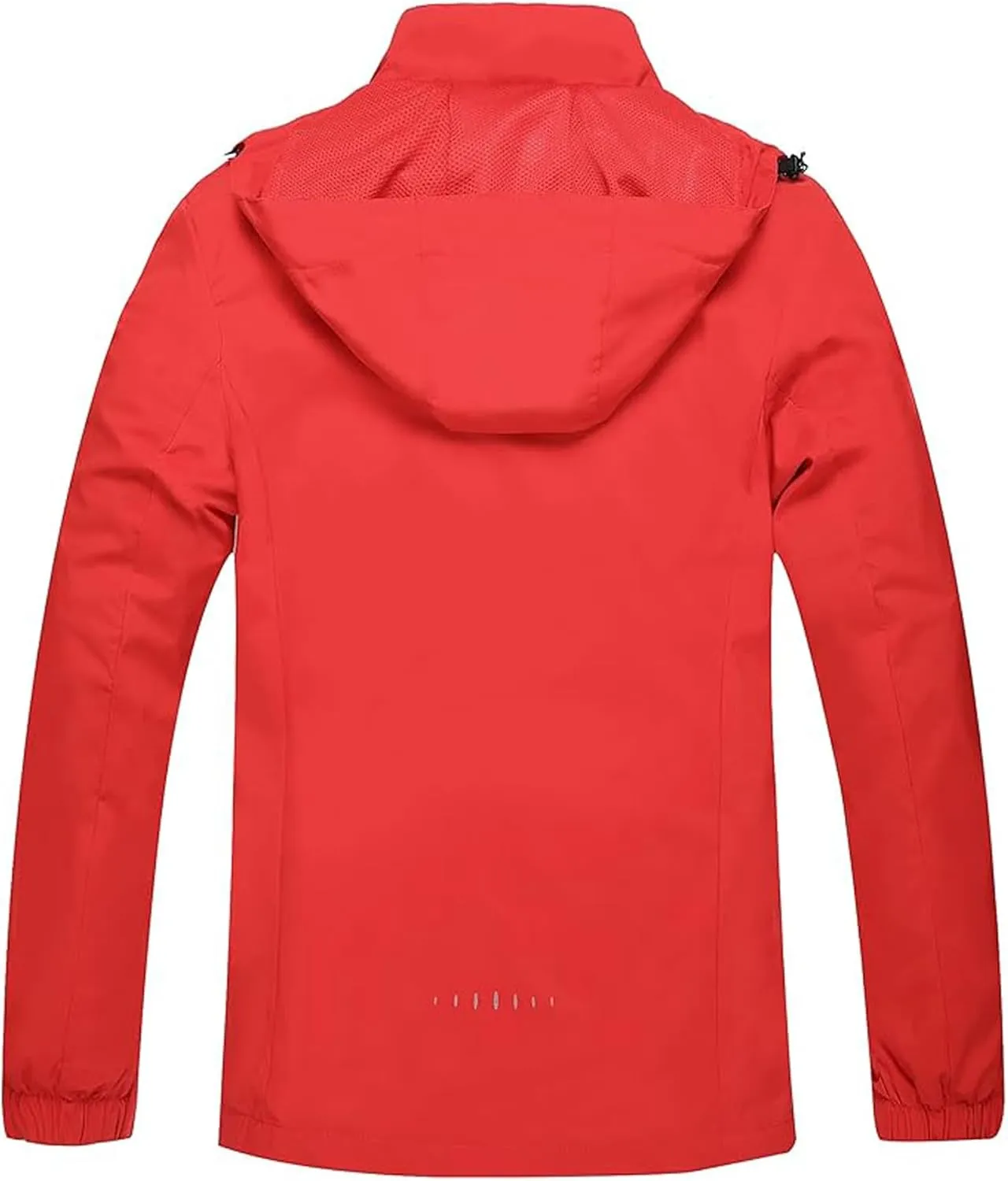 Men's Waterproof Windbreaker with Removable Hood Lightweight Rain Coats for Casual Hiking Cycling