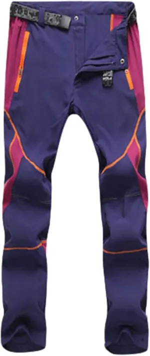 Men's Winter Pants Waterproof Softshell Snowboard Pants Outdoor Hiking Wear Resistant Windproof Trousers with Pockets