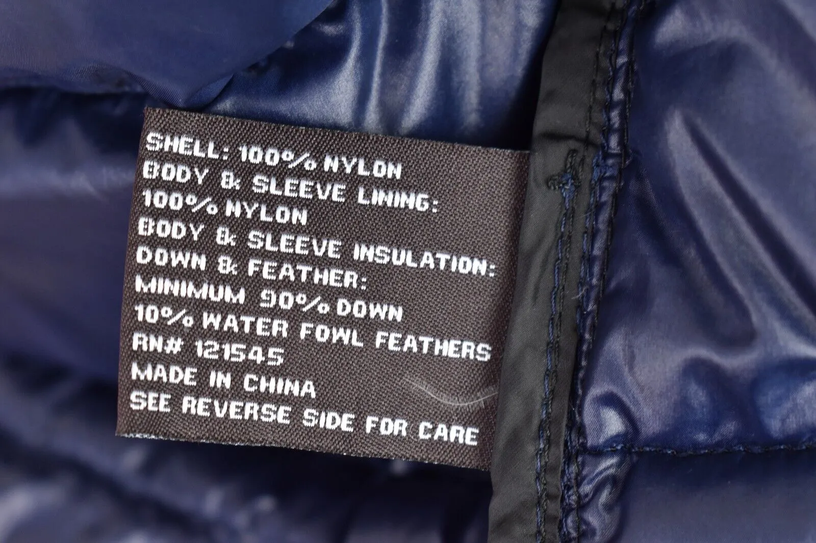 MICHAEL KORS Black Down Padded Jacket size M Mens Puffer Packable Outdoors