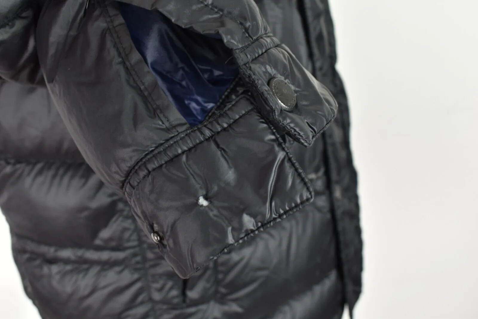 MICHAEL KORS Black Down Padded Jacket size M Mens Puffer Packable Outdoors