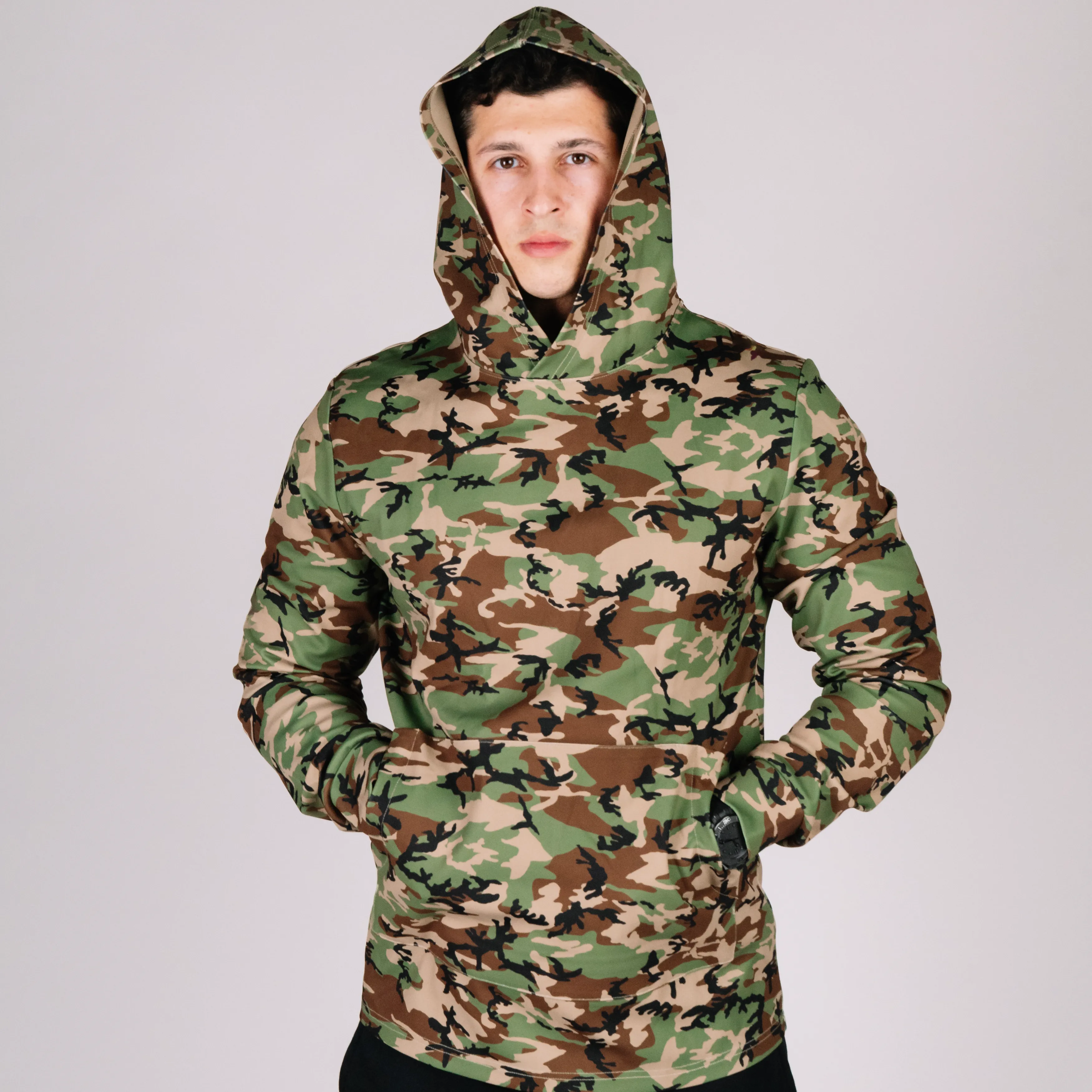 NEW! Durable Hoodie - Woodland Camo