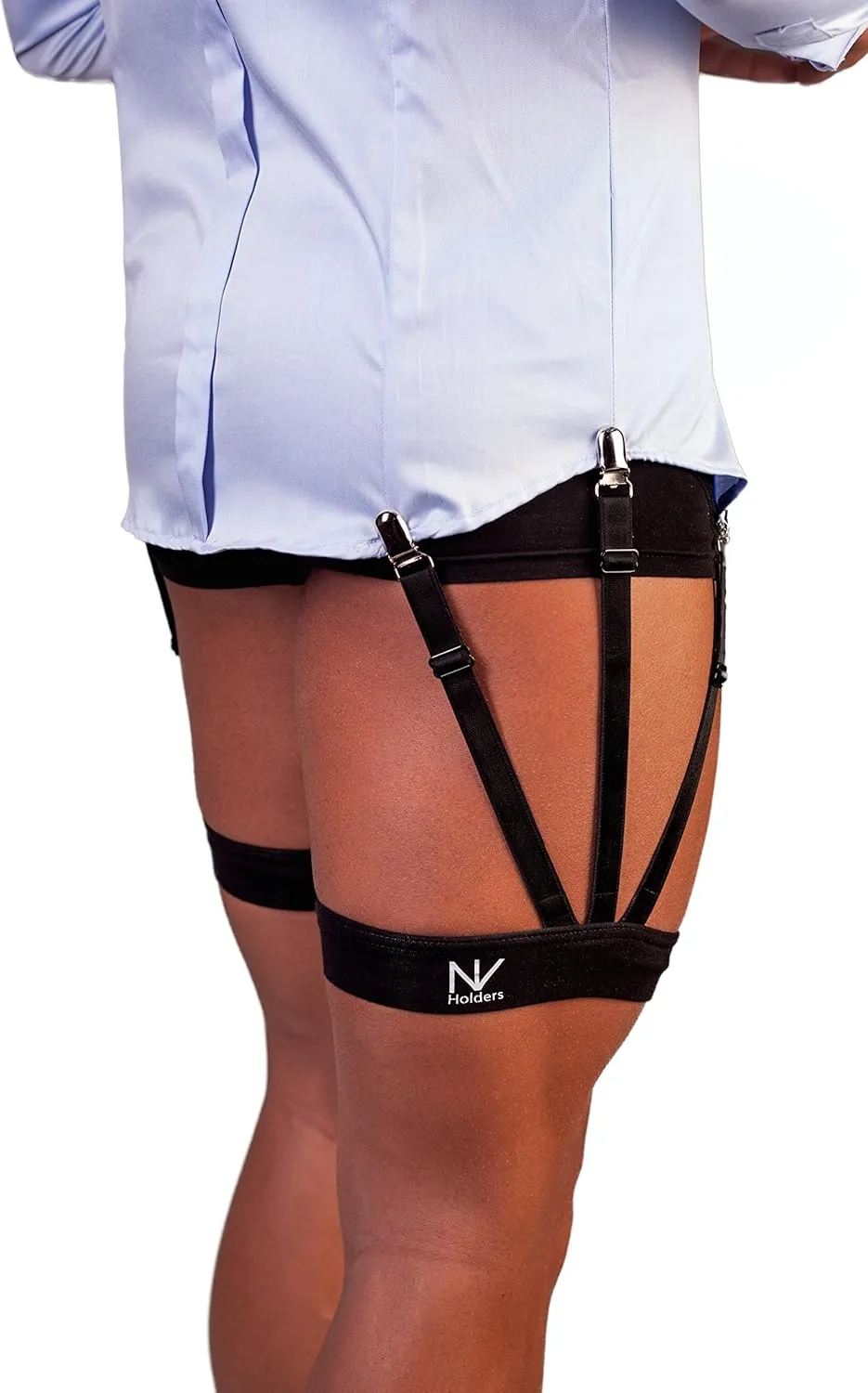 NV Holders: S-Holder - premium shirt stays, shirt holders, shirt garters, shirt tuckers for men