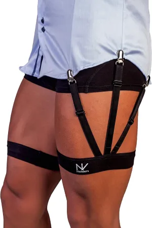 NV Holders: S-Holder - premium shirt stays, shirt holders, shirt garters, shirt tuckers for men