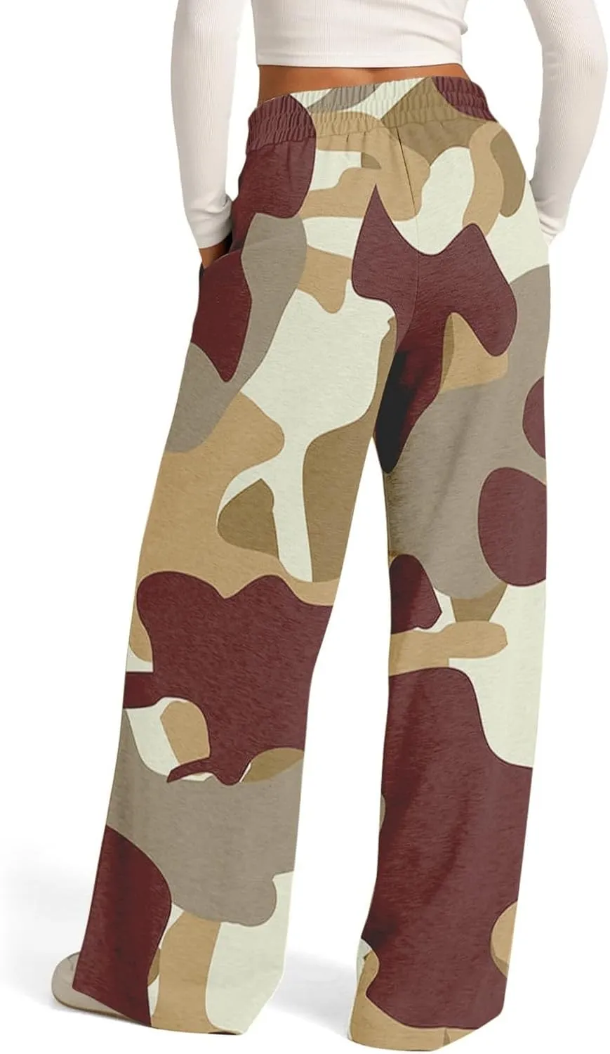 Pants for Women, Linen Pants Wide Leg Summer High Waisted Straight Summmer