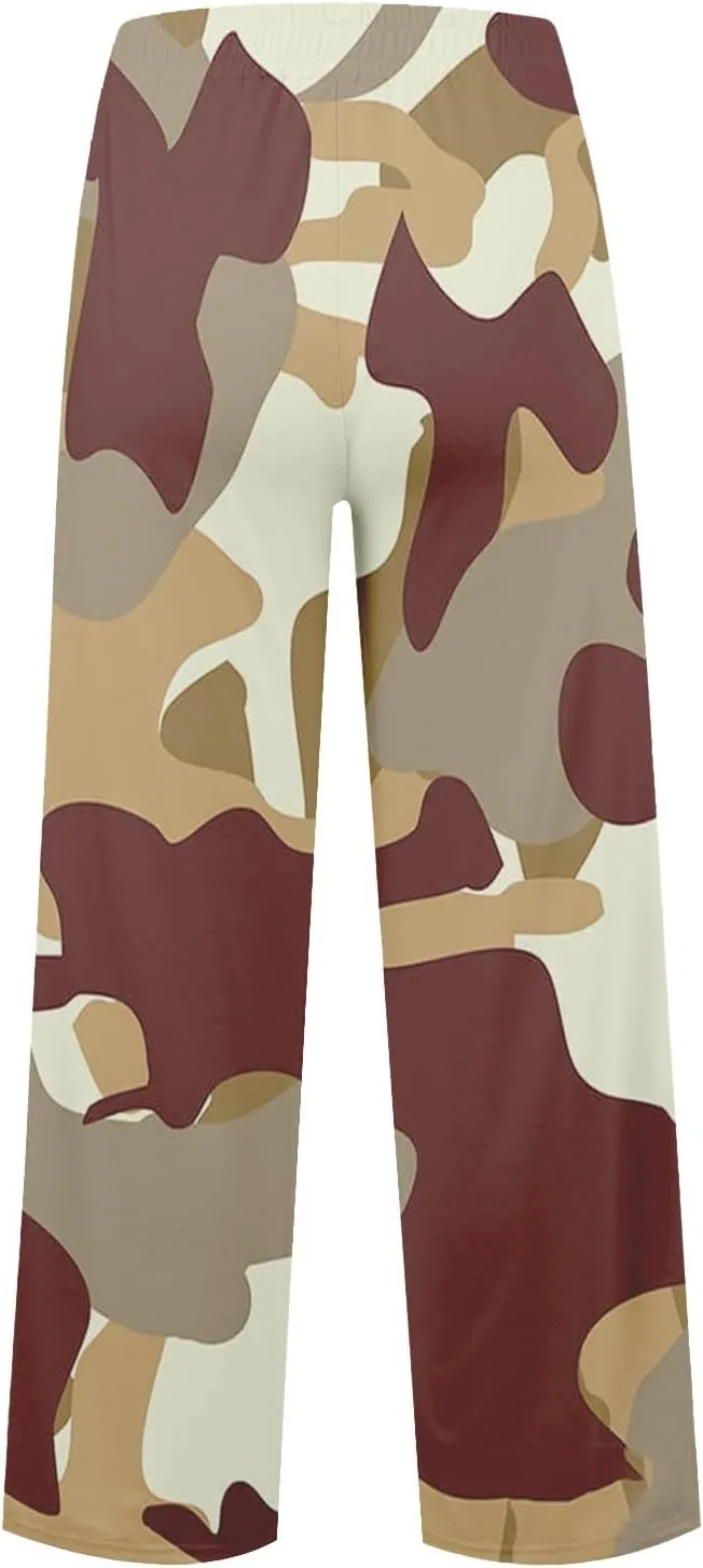 Pants for Women, Linen Pants Wide Leg Summer High Waisted Straight Summmer