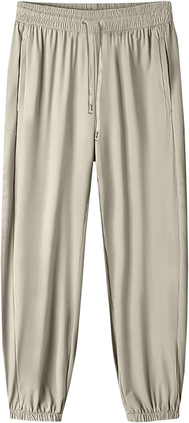 Pants Women,Capri Sweatpants, Dressy Linen Cotton Trousers with Pockets High Waisted Straight Leg Palazzo