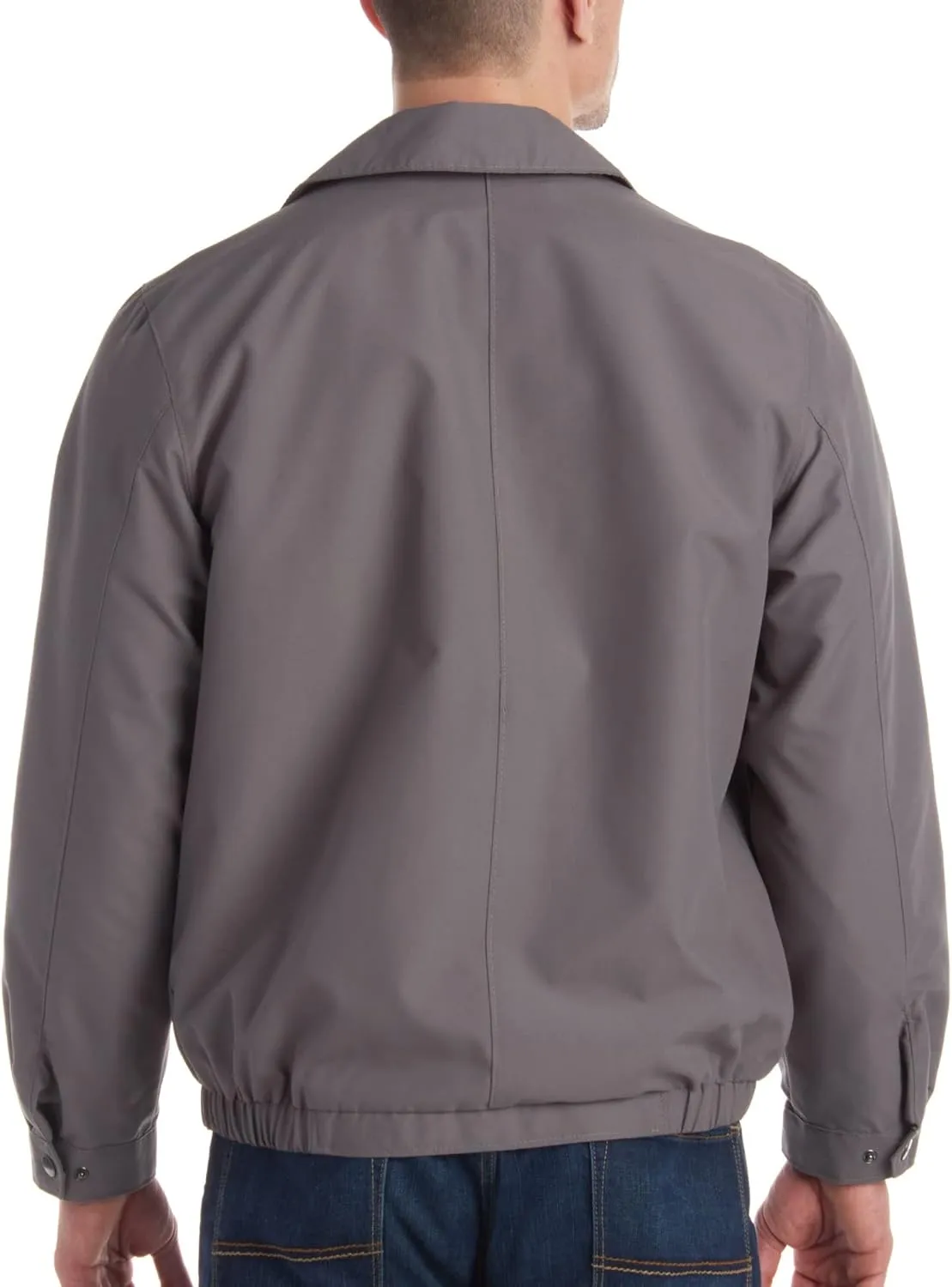 Perry Ellis Mens Golf Jacket - Lightweight Microfiber Water Resistant Windbreaker Jacket for Men with Cinched Waist (S-XL)