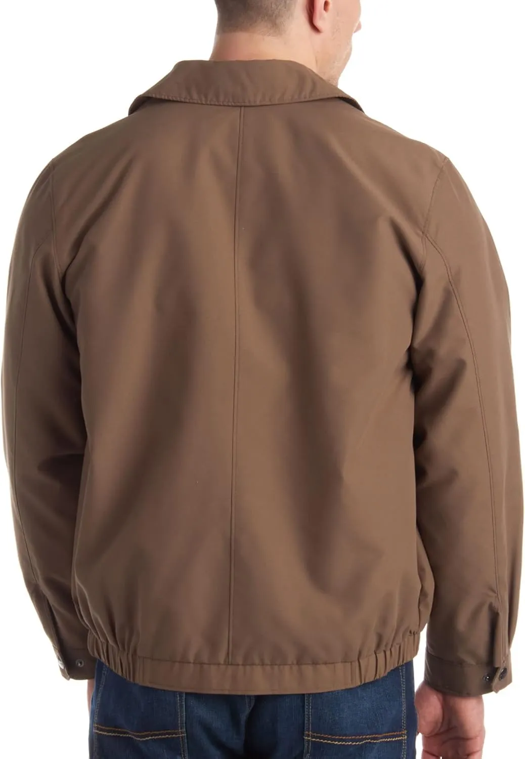 Perry Ellis Mens Golf Jacket - Lightweight Microfiber Water Resistant Windbreaker Jacket for Men with Cinched Waist (S-XL)