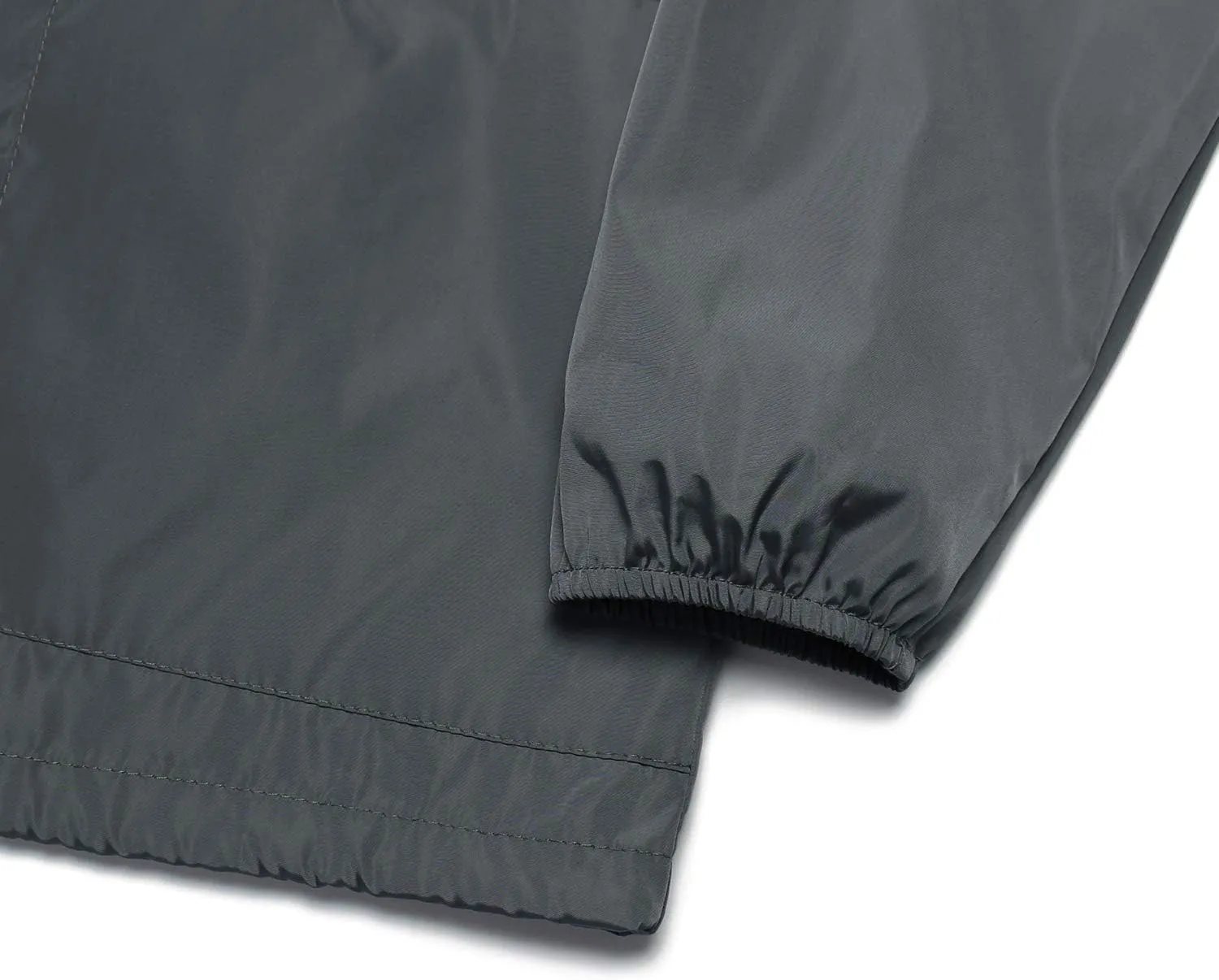 PESION Women's Waterproof Raincoat Lightweight Rain Jacket Hooded Windbreaker with Pocket for Outdoor