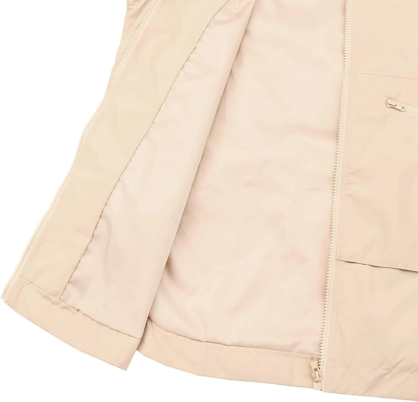 PESION Womens Waterproof Raincoat Lightweight Rain Jacket Trench Coat Hooded Windbreaker With Pockets for Outdoor