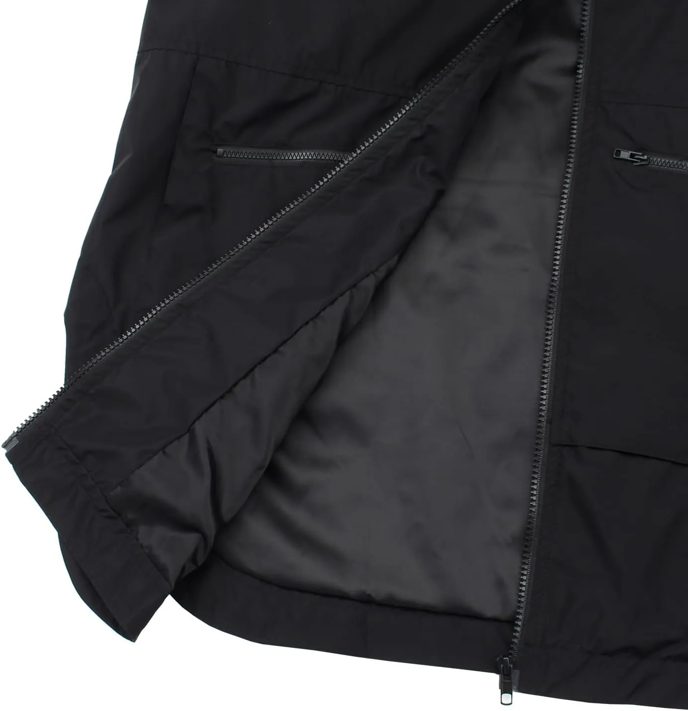 PESION Womens Waterproof Raincoat Lightweight Rain Jacket Trench Coat Hooded Windbreaker With Pockets for Outdoor