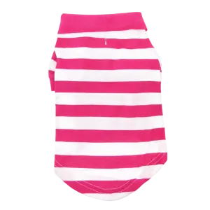 Polo Shirt | Magenta Stripes