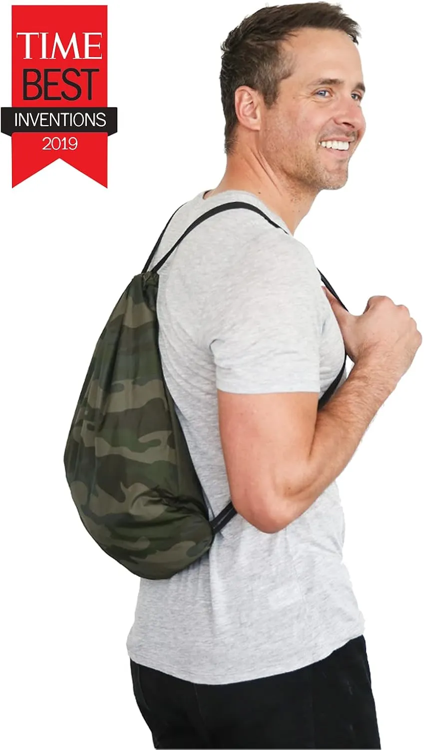 Quikflip 2-in-1 Reversible Backpack Jacket (As Seen on Shark Tank) Unisex Dryflip Windbreaker