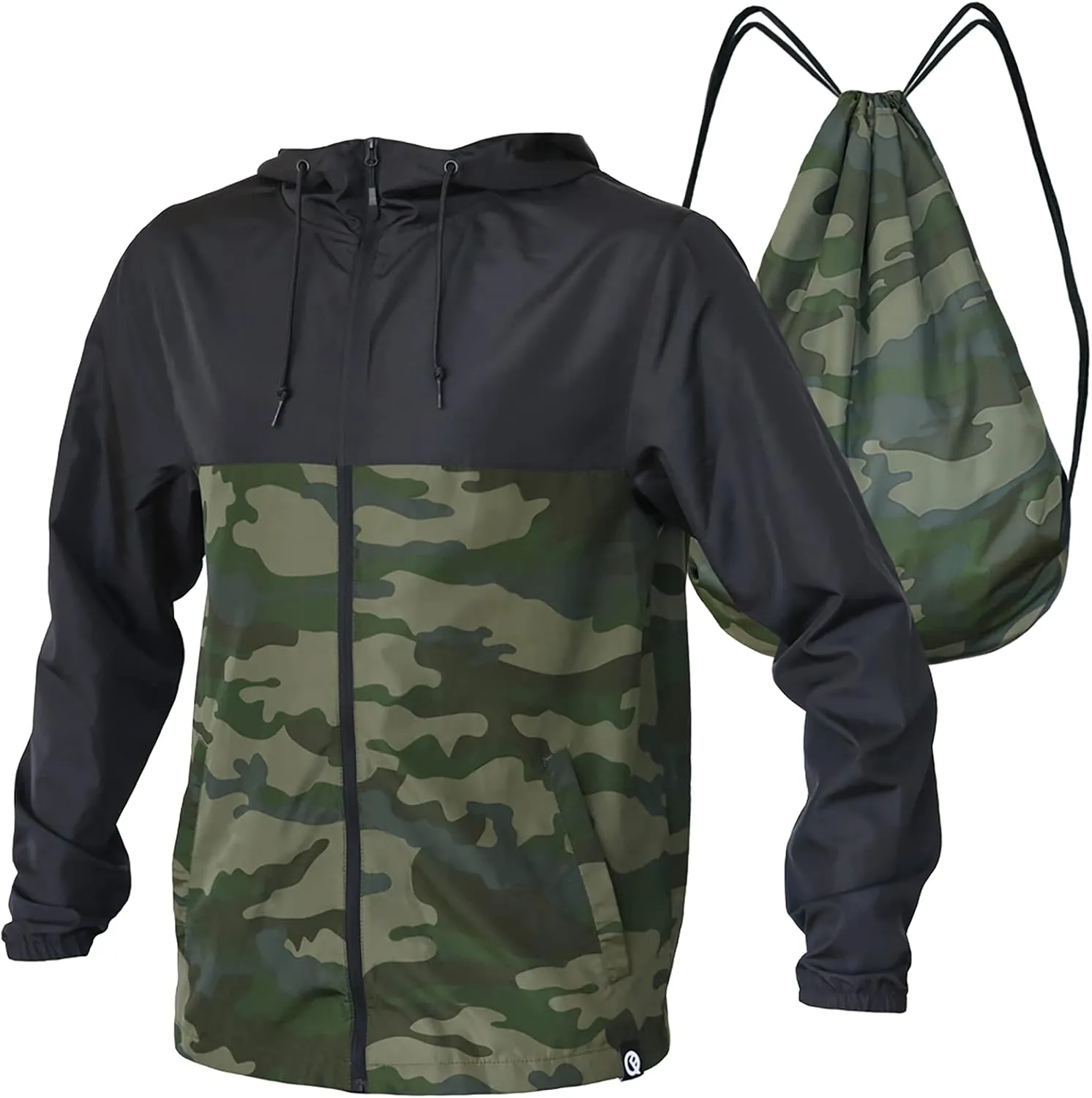Quikflip 2-in-1 Reversible Backpack Jacket (As Seen on Shark Tank) Unisex Dryflip Windbreaker
