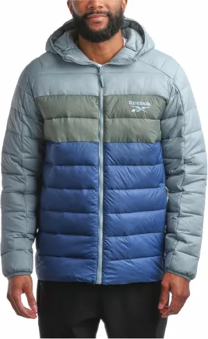 Reebok Men's Jacket  Lightweight Hooded Quilted Puffer Coat  Warm Insulated Winter Jacket for Men (S-4X)