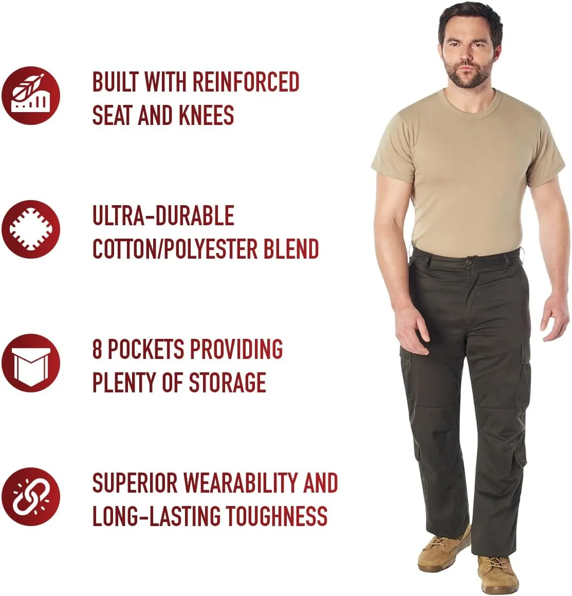 Rothco Vintage Paratrooper Fatigue Pants Vintage Cargo Pants Camouflage Pants