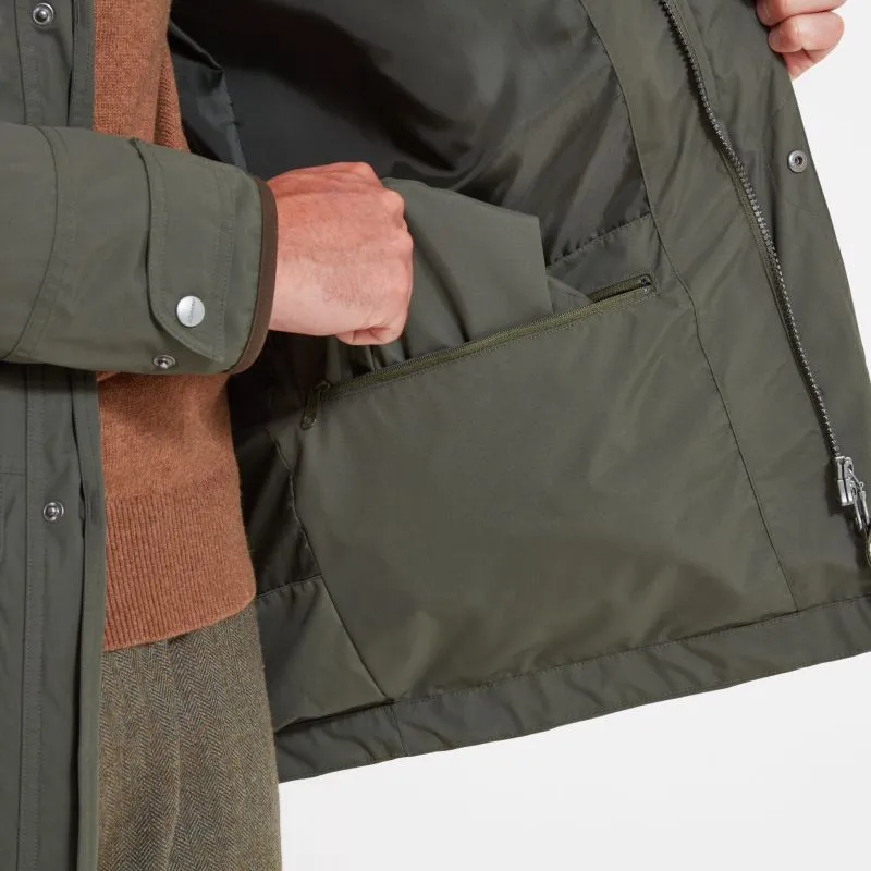 Schoffel Mens Ptarmigan Ultralight II Waterproof Coat - Forest