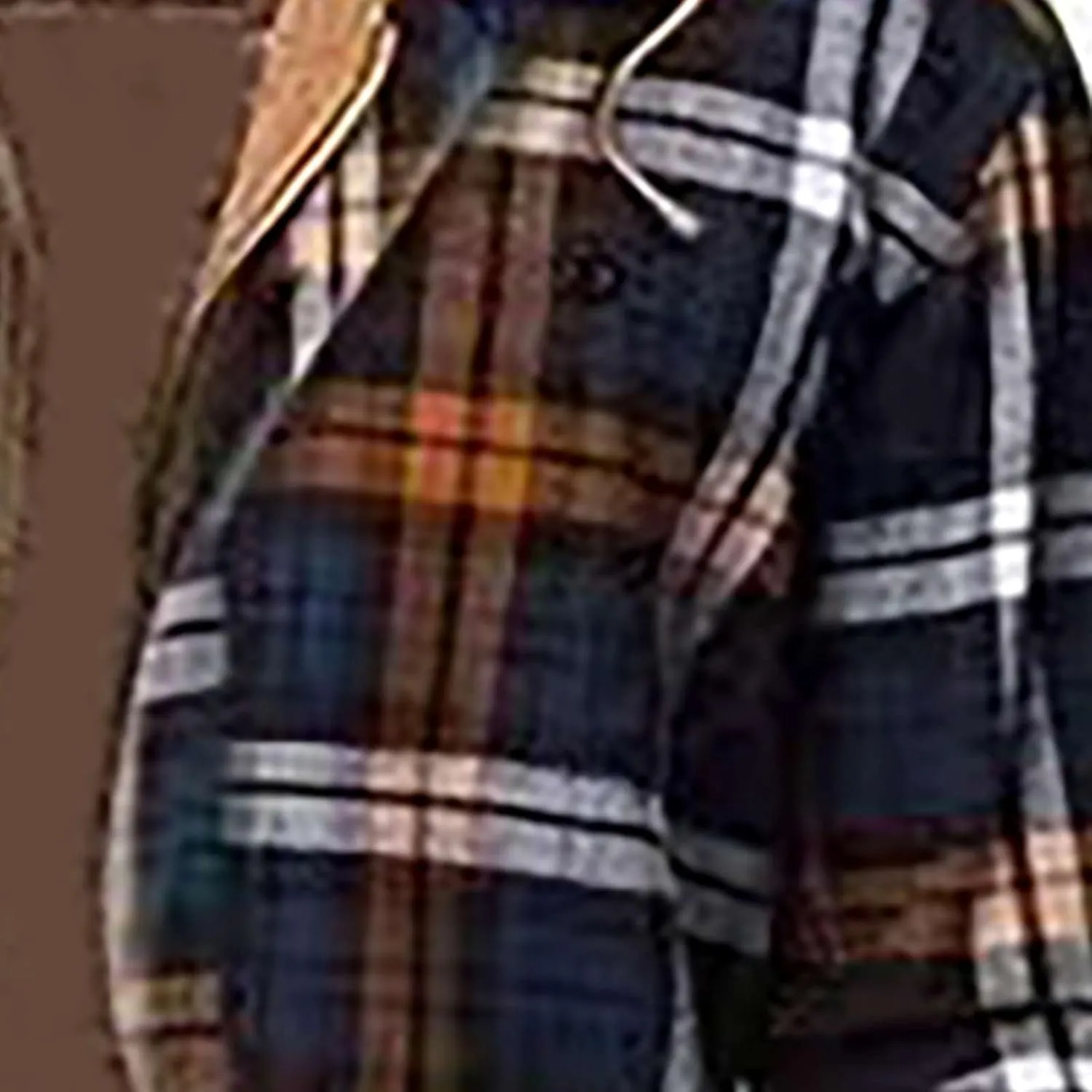 SHAOBGE Mens Fleece Lined Flannel Plaid Shirts Jacket Button Down Sherpa Jackets with Hood Long Sleeve Winter Hooded Coats