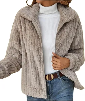 SHAOBGE Women'S Winter Coats Fleece Bed Jacket Fleece Lined Hoodie Women Womens Fall Jackets