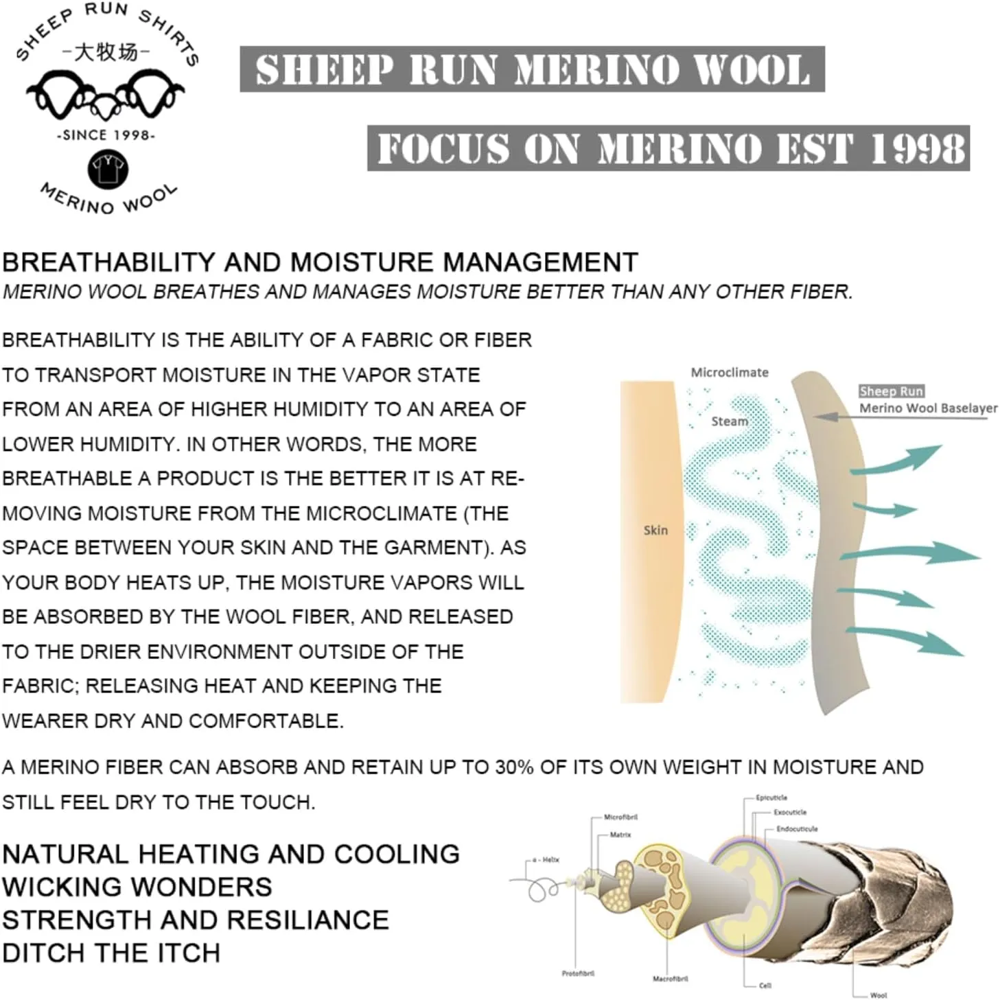 SHEEP RUN Merino Wool Camisole Racerback Tank Top Yoga Shirt Breathable Light-Weight Shirt