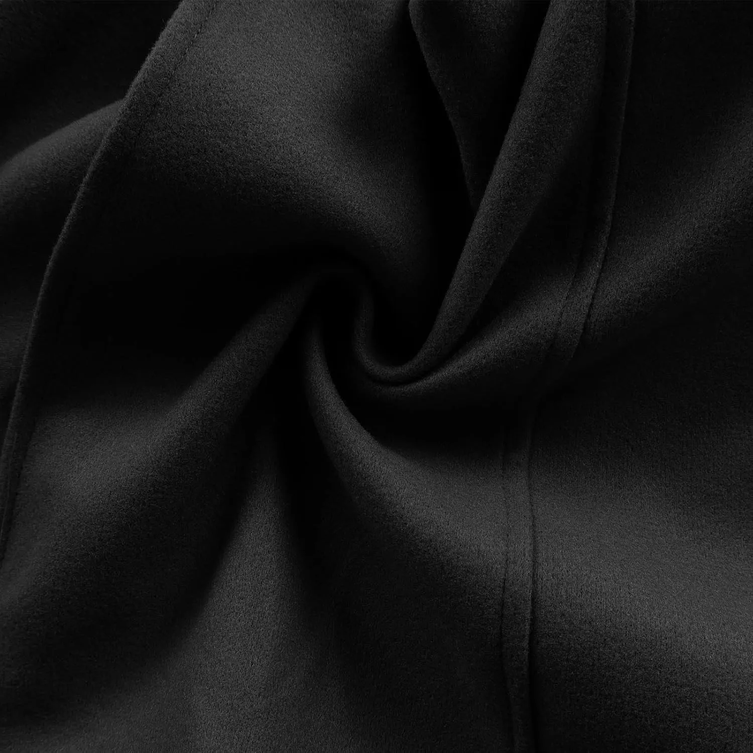 Sinzelimin Men's Hooded Windbreaker Jacket Fall Winter Fashion Wool Trench Coat Button Shawl Collar Mid-Length Outwear Jacket