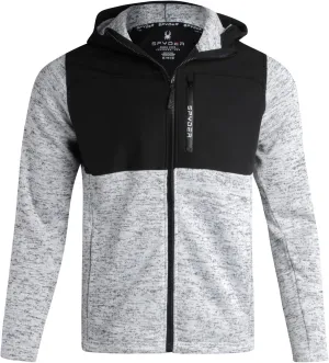 Spyder Men's Sweater Fleece Jacket - Lightweight Insulated Performance Full Zip Hooded Outdoor Jacket for Men (Sizes: S-XXL)