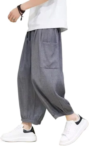 Summer Men Harem Pants Pencil Pants Trousers
