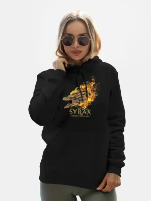 Syrax - Women Hoodie  Black Colour (No Cod Allowed On This Product)- Prepaid Orders Only