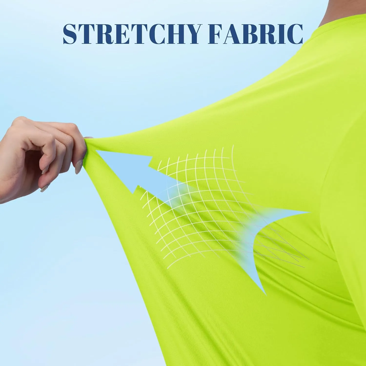 TACVASEN Men's Sun Shirt UPF 50  Long Sleeve UV Protection Lightweight Rash Guard Swim Shirt Quick Dry Fishing T-Shirt