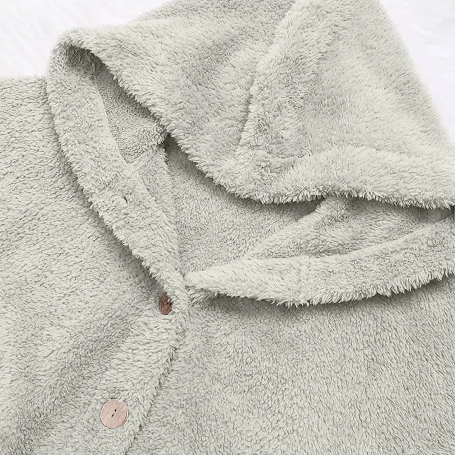 TARIENDY Bed Jackets for Women Women's Soft Fleece Lined Jackets Long Sleeve Coats Button Down Cozy Outerwear 2025 Winter