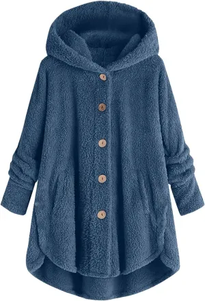 TARIENDY Bed Jackets for Women Women's Soft Fleece Lined Jackets Long Sleeve Coats Button Down Cozy Outerwear 2025 Winter