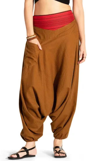 The Veshti Company Comfy Women's Yoga Harem Pants Elastic Waist Wide Leg Pants Loose Baggy Boho Clothes for Women
