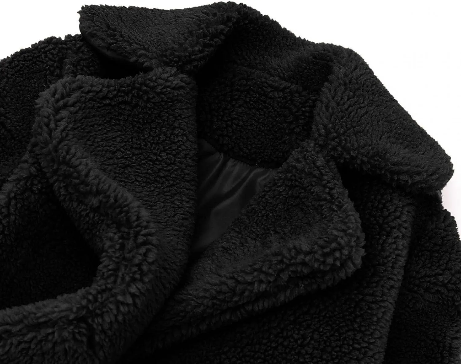 Toddler Baby Girls Duffle Overcoat Winter Fleece Sherpa Jacket Windproof Thick Cardigan Trench Lapel Parka Coat for Kids
