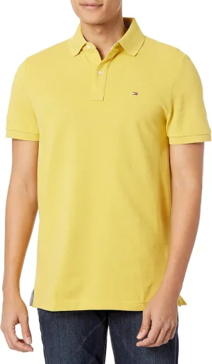 Tommy Hilfiger Men's Short Sleeve Cotton Pique Polo Shirt in Regular Fit