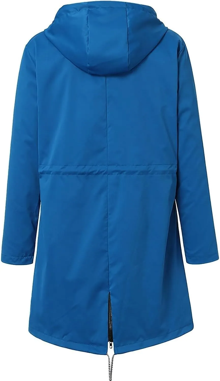 Waterproof Lightweight Jackets for Women, 2025 Cold Weather Womens Coats Breathable Fashion Windbreaker
