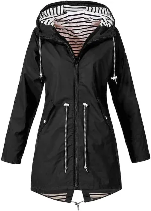 Waterproof Lightweight Jackets for Women, 2025 Cold Weather Womens Coats Breathable Fashion Windbreaker