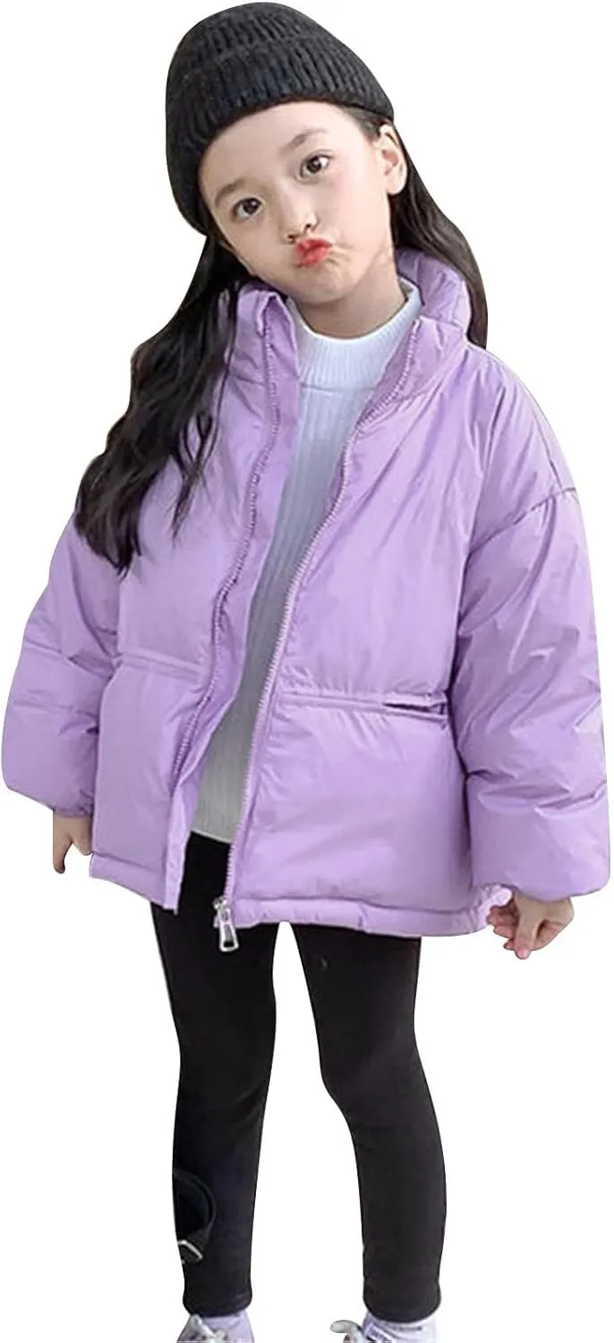 Winter Coat for 18 Months Boy Winter Warm Thick Solid Cotton Long Sleeve Padded Jacket Coat Clothes