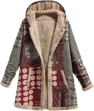 Women Fuzzy Jacket Shearling Lined Fleece Coat Fashion Patchwork Long Sleeve Open Front Cardigan Warm Winter Outwear