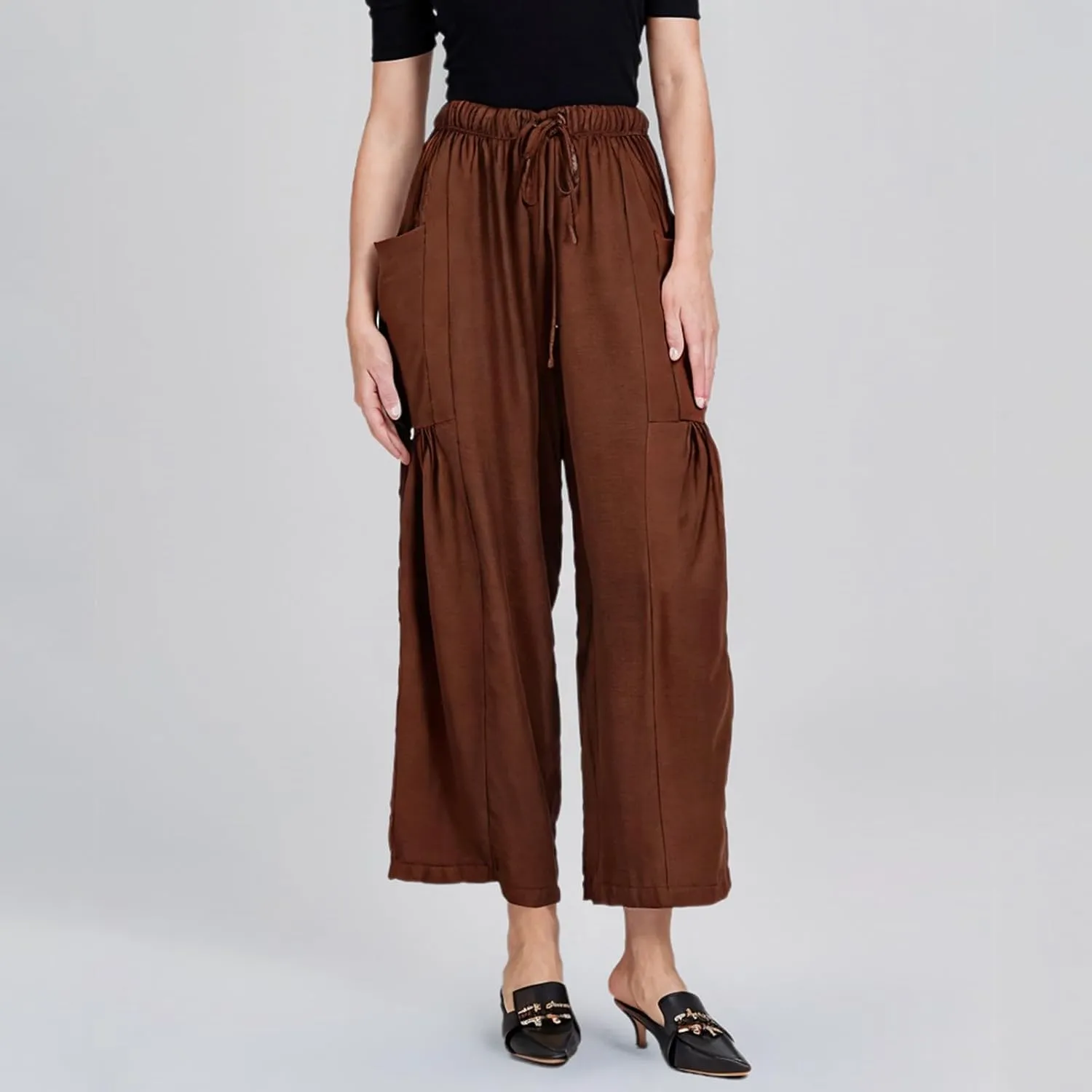 Women Pants Wide Leg Cotton Linen Pants Summer Trendy Beach Palazzo Lounge Trousers Casual Plus Size Vacation Clothes