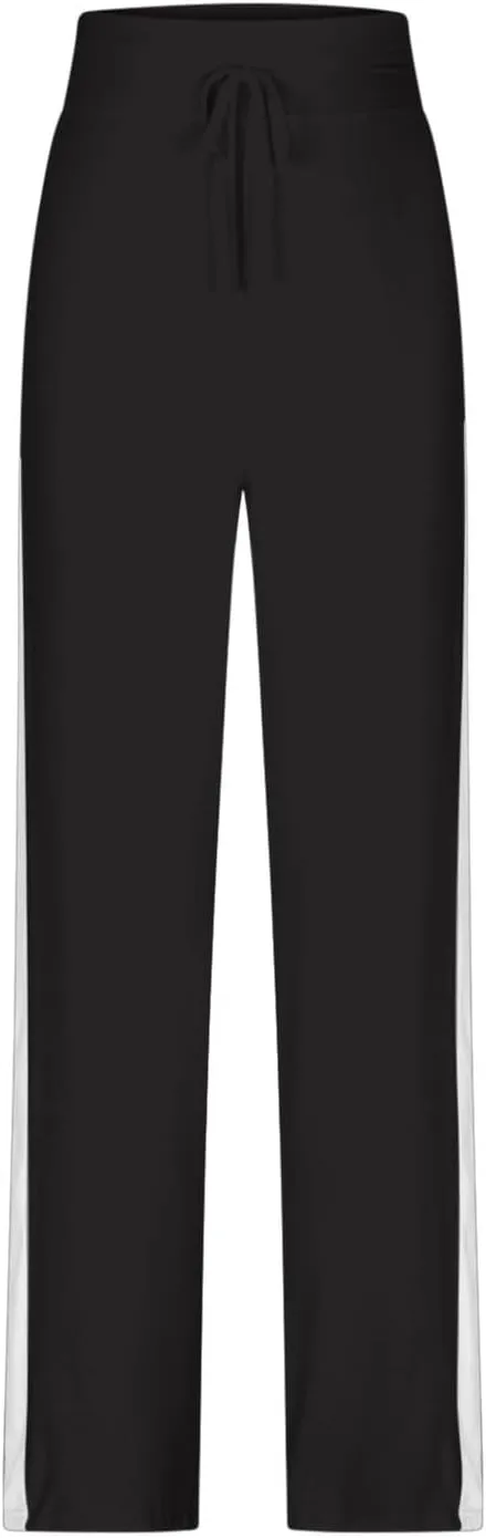 Women Yoga Pants Long Modal Comfy Drawstring Trousers Loose Straight Leg Yoga Running Athletic Lounge Pants