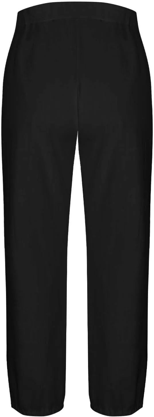 Women's Cotton Linen Capri Pants High Waist Cropped Drawstring Cinch Bottoms Summer Casual Pant Trouser with Pockets