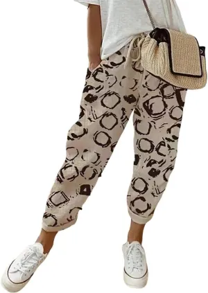 Womens Cropped Linen Pants Straight Leg Cotton Linen Pants Casual Summer Ankle Pants Lightweight Thin Beach Trousers