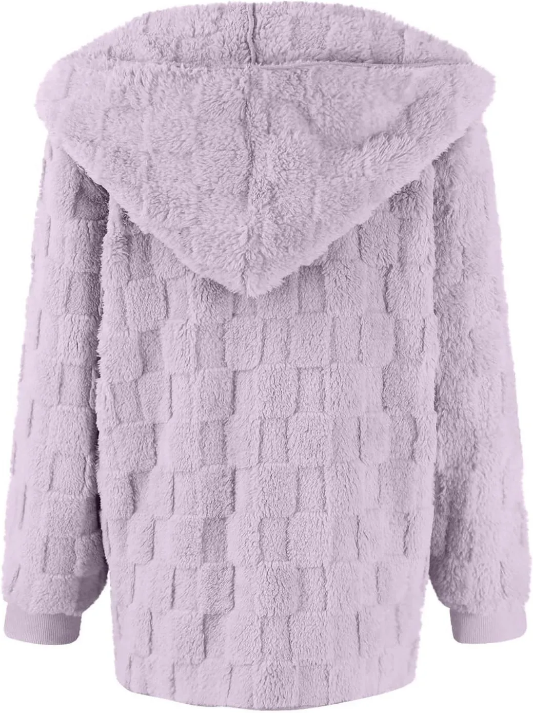 Womens Fleece Jacket Oversized Zip Up Sherpa Fuzzy Casual Coats Fall Winter Warm Outerwear 2024 Clothes with Pockets