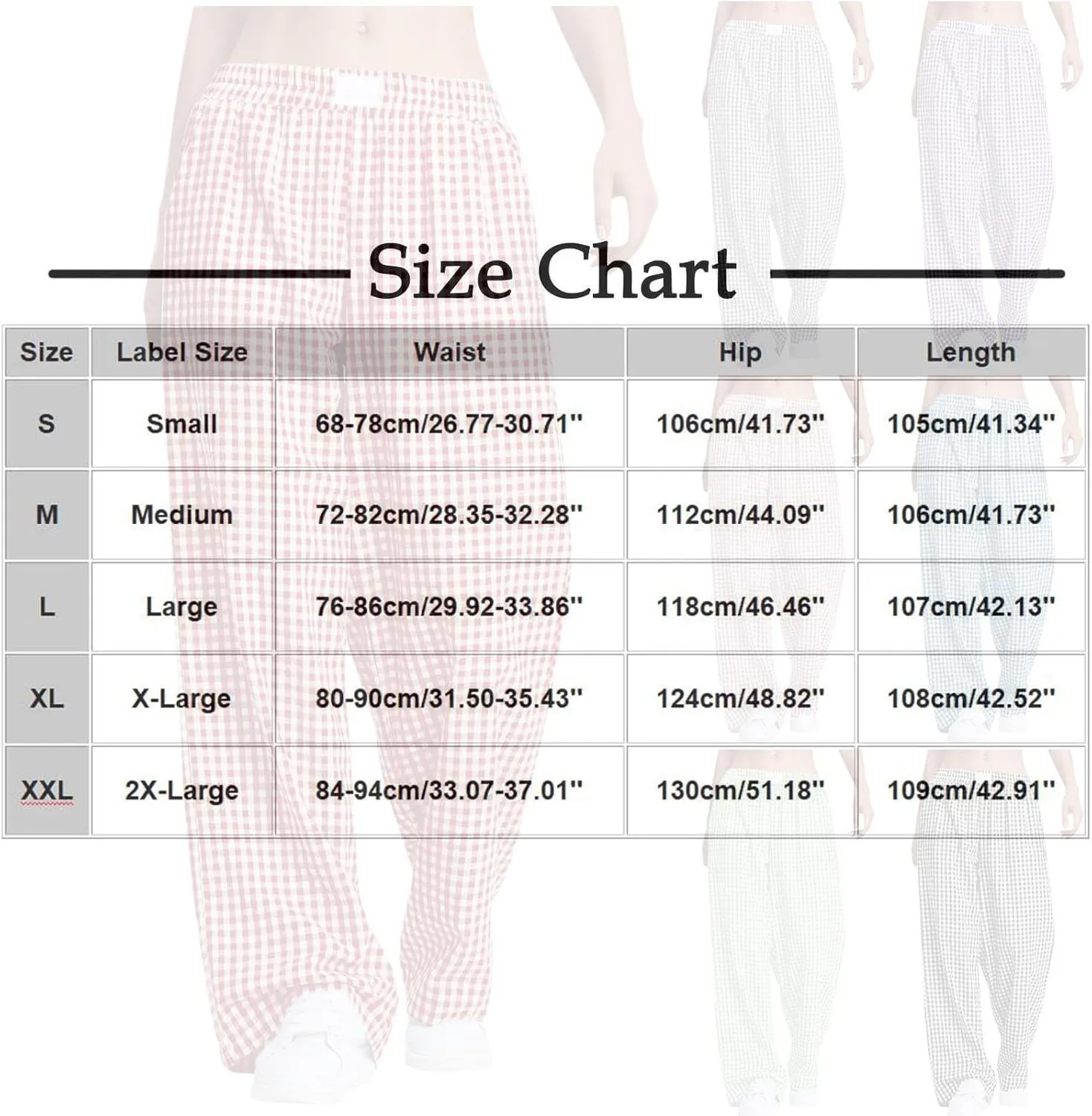 Women's Striped Gingham Boxer Pant Wide Leg Elastic Waist Pajama Lounge Pj Plaid TrousersY2K Beach Bottoms with Pocket