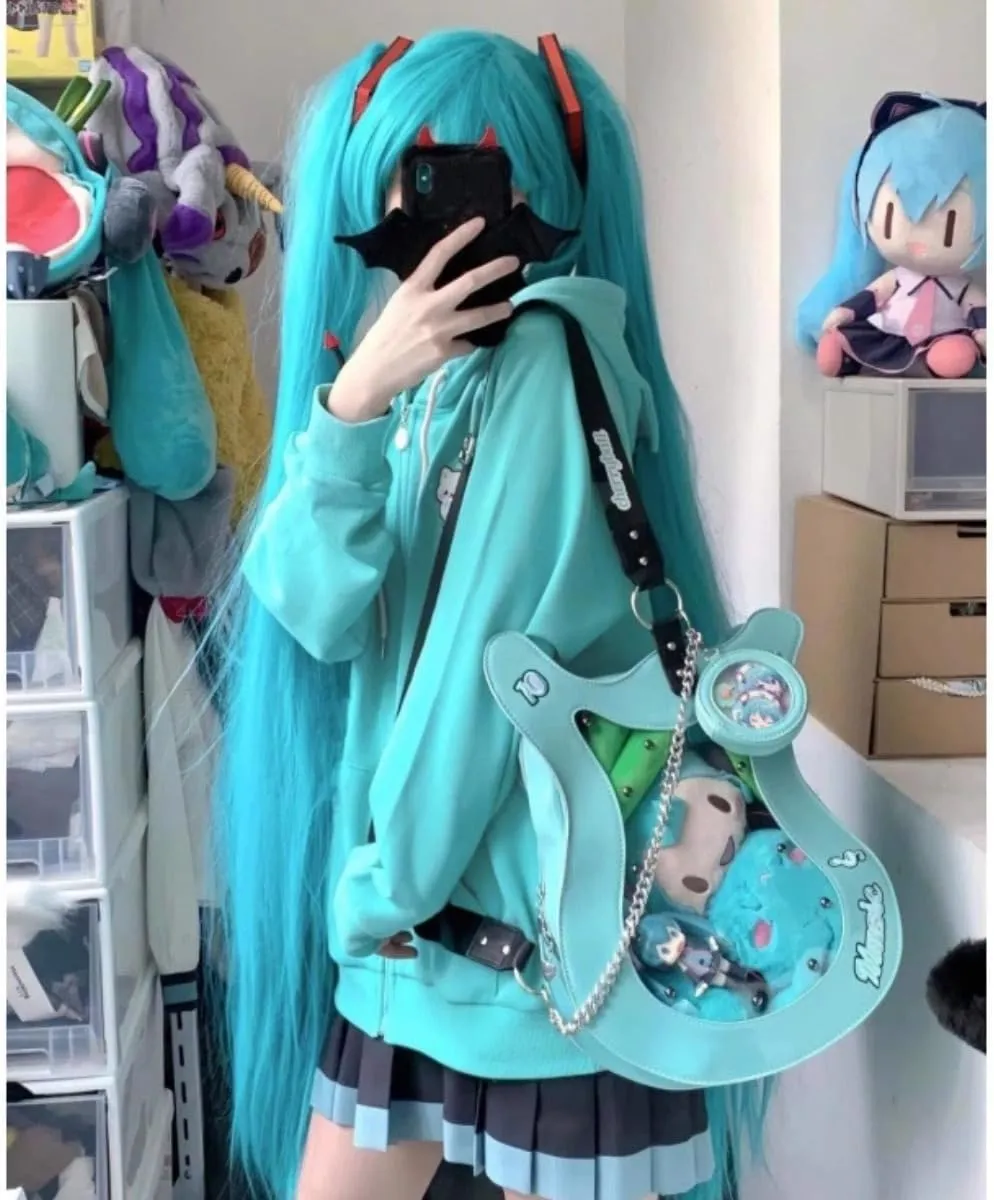 Y2k Hoodie for Teen Girls Cute Oversized Zip Up Hoodies Kawaii Sweatshirts Anime Sweaters Aesthetic Harajuku Clothes
