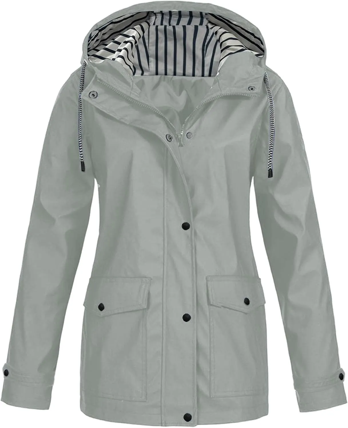Yellow Rain Jacket Womens Waterproof with Hood Rain Coat with Hood Women Plus Size Winter Coats for Women Raincoats